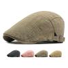 Spring Cap Men's Cotton And Linen Beret British Vintage Sunscreen Cap Women's Forward Cap