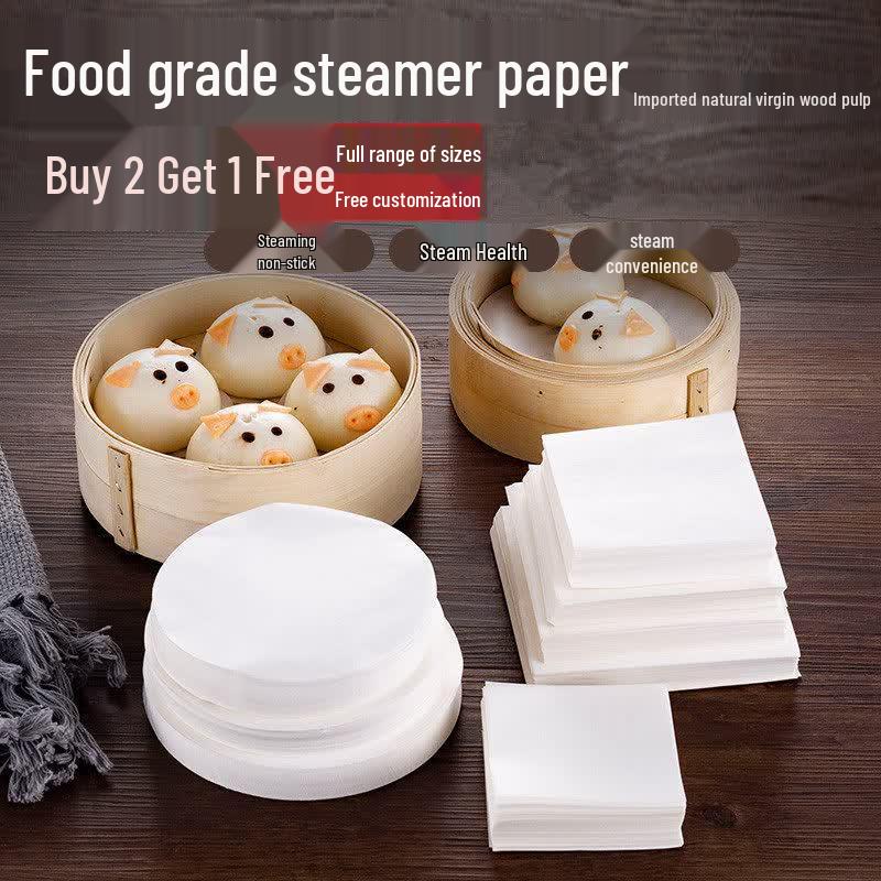 Non-stick Food-Grade Steamer & Baking Paper Liners