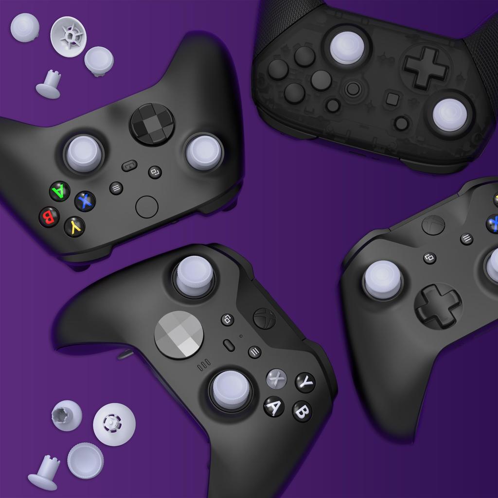 EXtremeRate ThumbsGear V3 сменный эргономичный стик для большого пальца, совместимый с Xbox Core, сменный аналоговый стик для большого пальца, совместимый с Xbox One