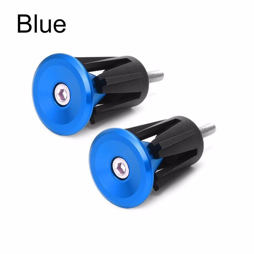 Fashion Lock-On Cycling Aluminum Alloy Bike Handle End Plugs Handle Bar Cap  Handlebar Grips Covers