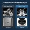BBKO9 Car Ashtray Creative Coffee Cup Ashtray With Lid Metal Lining ABS Shell For BMW Performance E91 X5 E70 F11 E30 F31 X3 F25 F32 x7