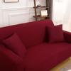 Чехлы для диванов однотонного цвета для гостиной, эластичный чехол для дивана, чехол для углового дивана, защитный чехол для стула на 1/2/3/4 места
