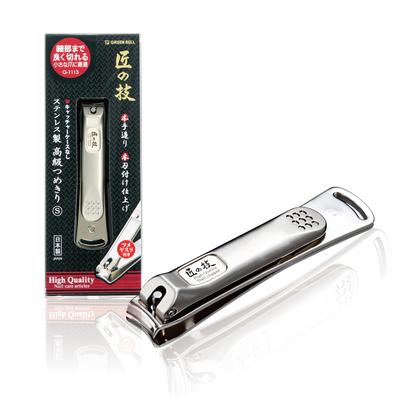 Green Bell Takumi no Waza G-1113 Премиальные Нержавеющая Сталь Кусачки для Ногтей, Маленькие, Двусторонне Заточенное Лезвие