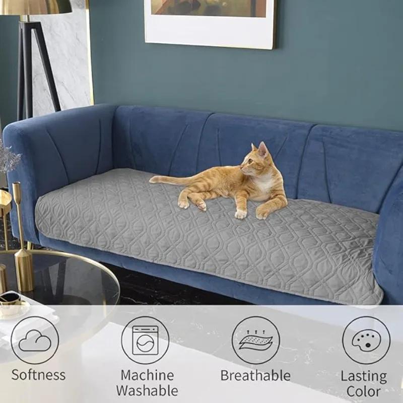 All-Season Universal Non-Slip Pet Pad, 100% Waterproof Impermeable, Dog Bed Mat & Sofa Cover Protector