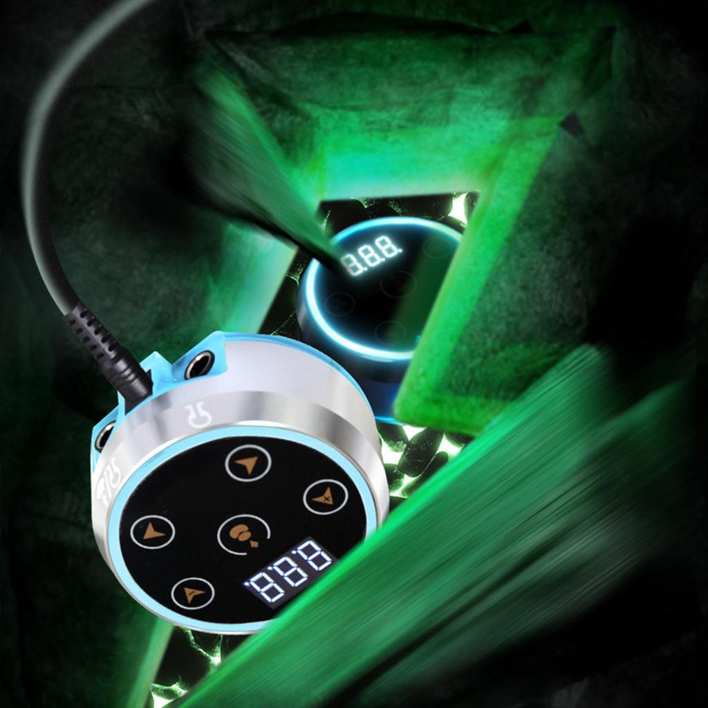 2A блок питания для татуировки сенсорный ЖК-дисплей ручка для татуировки машина блок питания кнопка переключения 14 дюймов одинарный