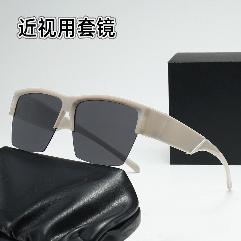 Набор очков для близорукости Tr Box Поляризованные солнцезащитные очки Мужские солнцезащитные очки с антибликовым покрытием для спорта на открытом воздухе Вождение Защита от ультрафиолета