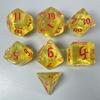 7Pcs/Set Acrylic Polyhedral Dice D4 D6 D8 D10 Game Dice New DND Dice  For TRPG DND