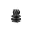 Three Claw Camera Mount Cold Shoe Adapter 1/4inch Screw Base Lightweight Aluminum For Stable Action Camera Accessories