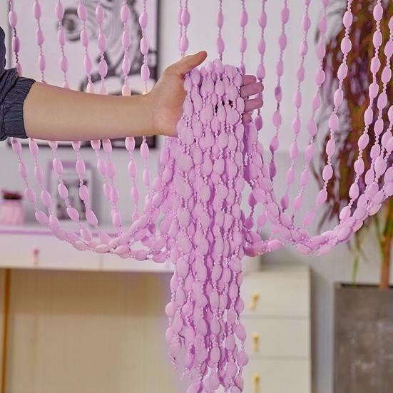 Нитяная дверная штора Мягкие шарики Кисточка Дверная штора Настенная панель Бахрома Жалюзи для окна Декоративная перегородка для дома Гостиная Задник Дверной проем