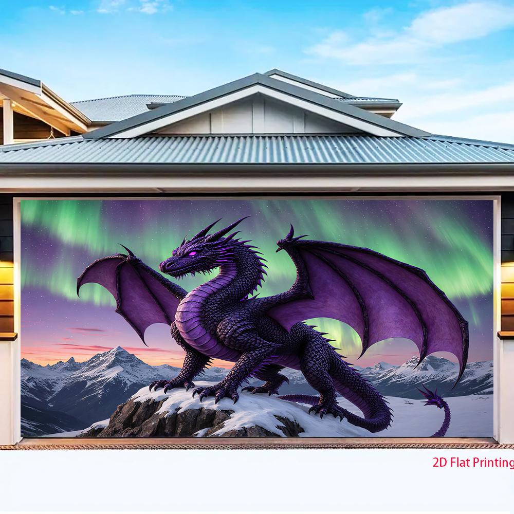 2D flat design 1 piece per pack - Dragon Flag background fabric suitable for birthday celebration events