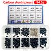 500pcs/box Countersunk Flat Head Phillips Small Mini Screw Set M2 M2.5 M3 Carbon Steel Computer Notebook Laptop Screws Kit