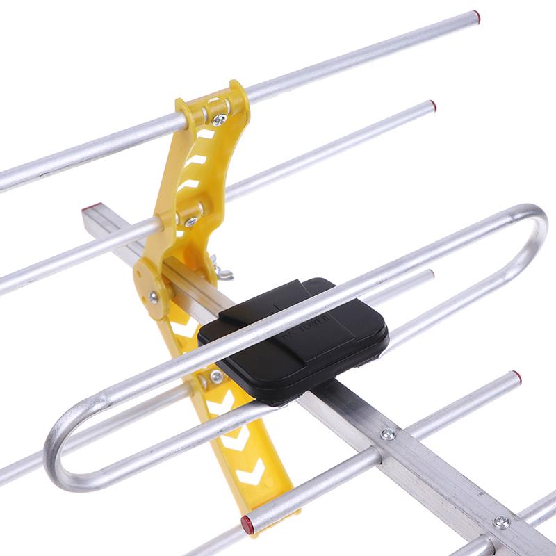 Уличная усиленная антенна Яги 100 миль для HD-телевидения 10 дБ Дальнего действия УВЧ/ОВЧ/FM HDTV