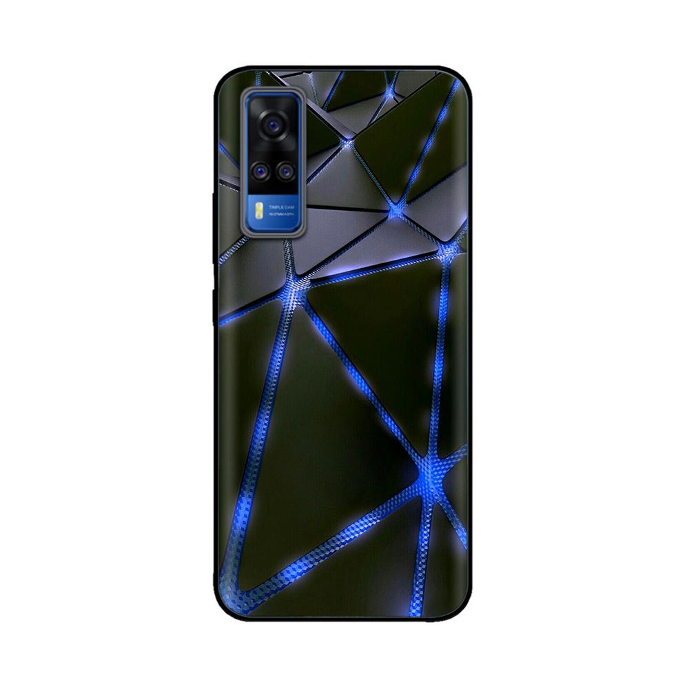 Для vivo Y31 2021 Чехол Мягкий Черный силикон Задняя крышка Fundas Для Vivo Y51a Y51 2020 Декабрь V2030 Y 51 VivoY31 V2036 Чехол для телефона