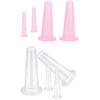 4 Pcs Massage Vacuum Jars Cans Cupping Silicone Cans for Face Massage Anti Cellulite Anti-wrinkle Device Massager Cupping Set