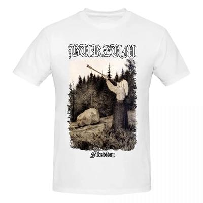 Мужская футболка Burzum, забавная футболка с коротким рукавом и круглым воротником, 100% хлопок, размеры 4XL 5XL. Одежда #Цвет(1)
