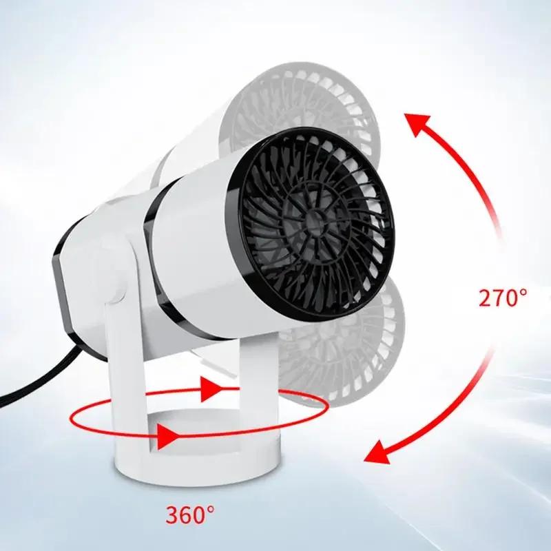 Auto Windshield Demister 12V 150W Electric Car Heater 2 In 1 Defroster Heating Cooling Fan Winter Anti Fog Defogging