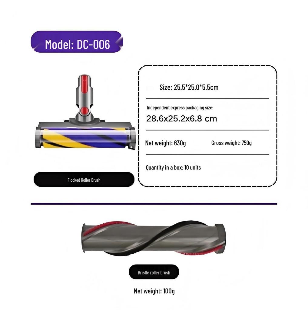 Электрическая насадка Dyson для пола с зеленым светом для всех зон для моделей V6-V12/V15 Slim