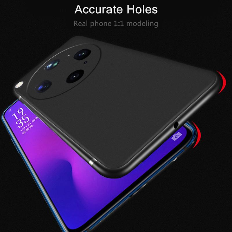 For OPPO Find X9 Ultra Case Ultra Thin Silica Gel Smooth Silicone Anti Fingerprint Cover for OPPO Find X9 Ultra Phone Casing
