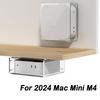 Компактная прозрачная подставка для рассеивания тепла под столом для Mac Mini M4 2024 года, аксессуары для ПК