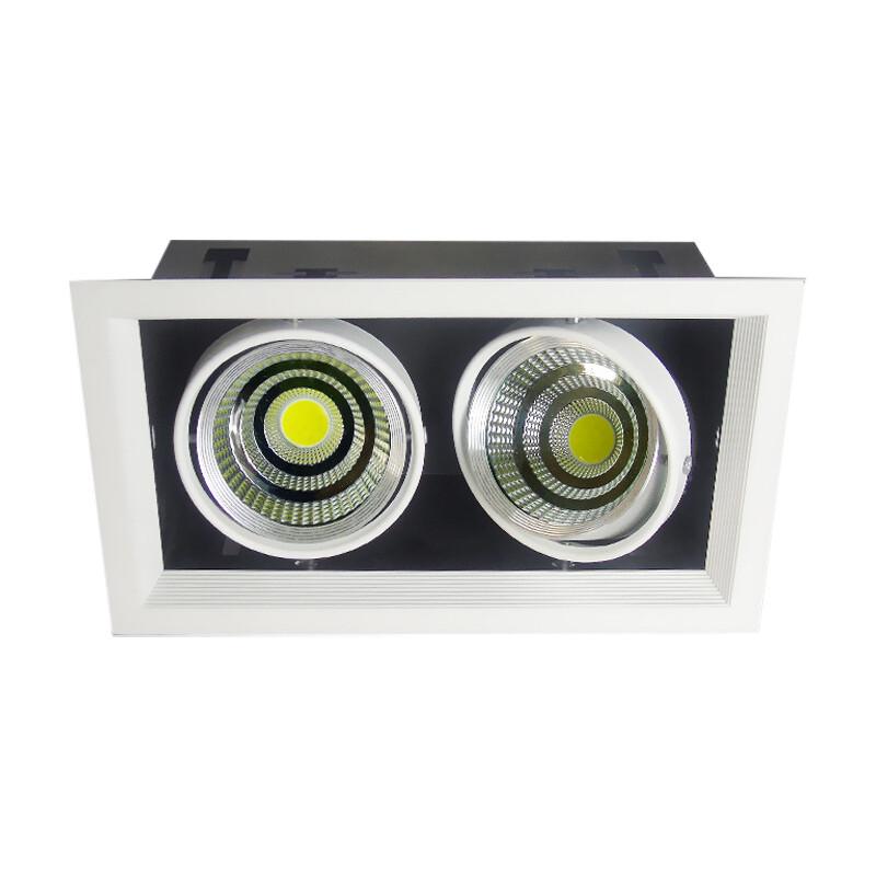 Longdai LED Double-Head Recessed Grille Spotlight