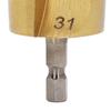 24-31mm Blade Diameter Stepped Drill Bit 1/4 Inch Shank Hole Opening Drill  Water Pipe Drilling