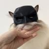 Bat Cat Mask Whimsical Cat Fancy Dress Mask Halloween Photo Props Superhero Pet Cosplay Costume Accessory