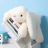 Long-Eared Rabbit Plush Toy: Healing White Bunny Comfort Doll for Children