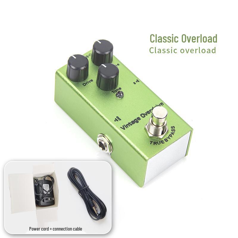 Electric Guitar Distortion & Reverb Effects Pedal