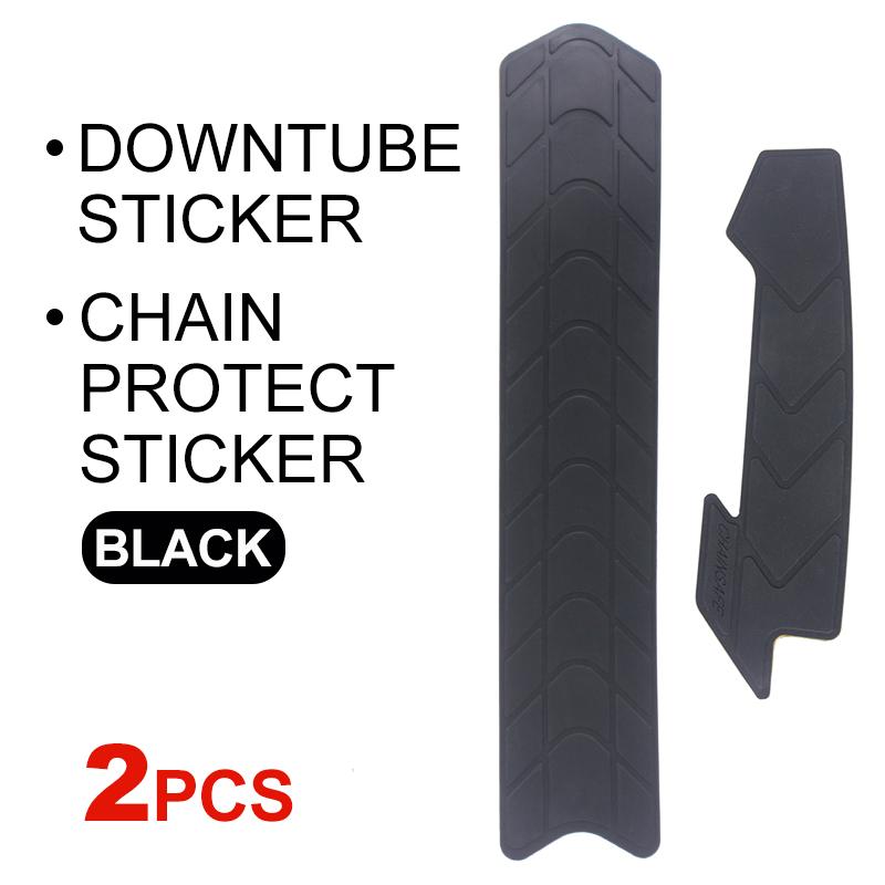 HEPPE Bike Frame Protector MTB Road Bike Silicone Scratch-Resistant Sticker Chain Protector Downtube Sticker Chainstay Pad