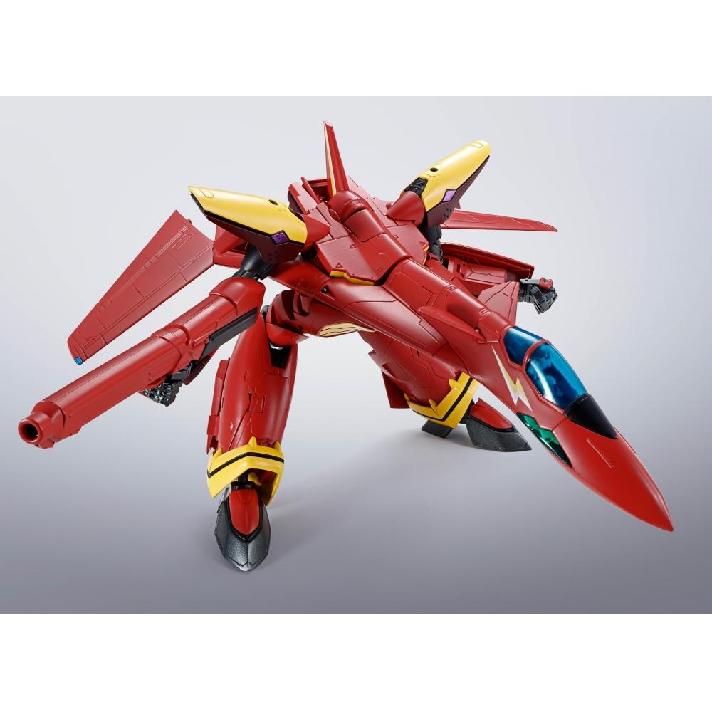 HI-METAL R Macross 7 VF-19 Kai Fire Valkyrie Приблизительно. 150 мм ПВХ, АБС, литая окрашенная подвижная фигурка