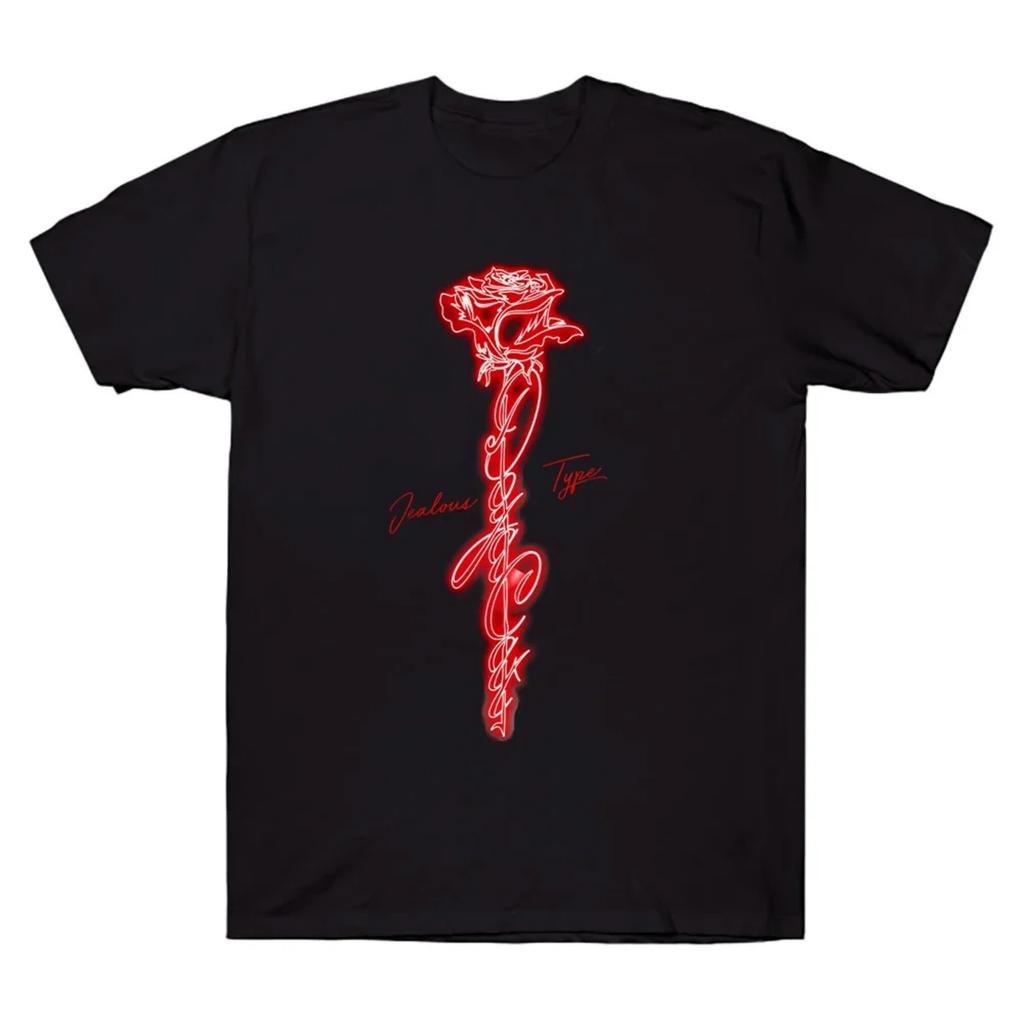Doja Cat Jealous Type Rose Rose Graphic T Shirts Unisex Summer Cotton Clothing Harajuku Aesthetic Short Sleeve Tee Y2K