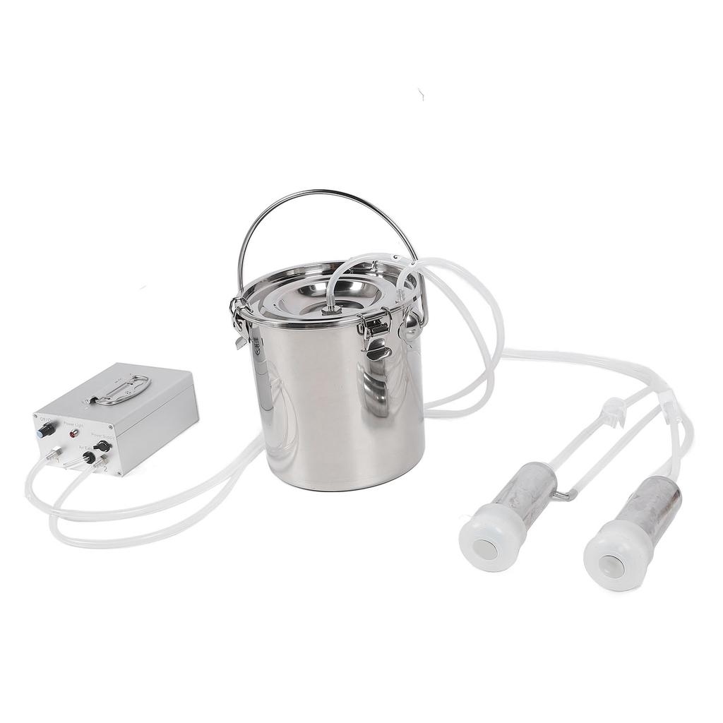 Электрический доильный аппарат 7 л портативный перезаряжаемый регулируемый всасывающий из нержавеющей стали автоматический