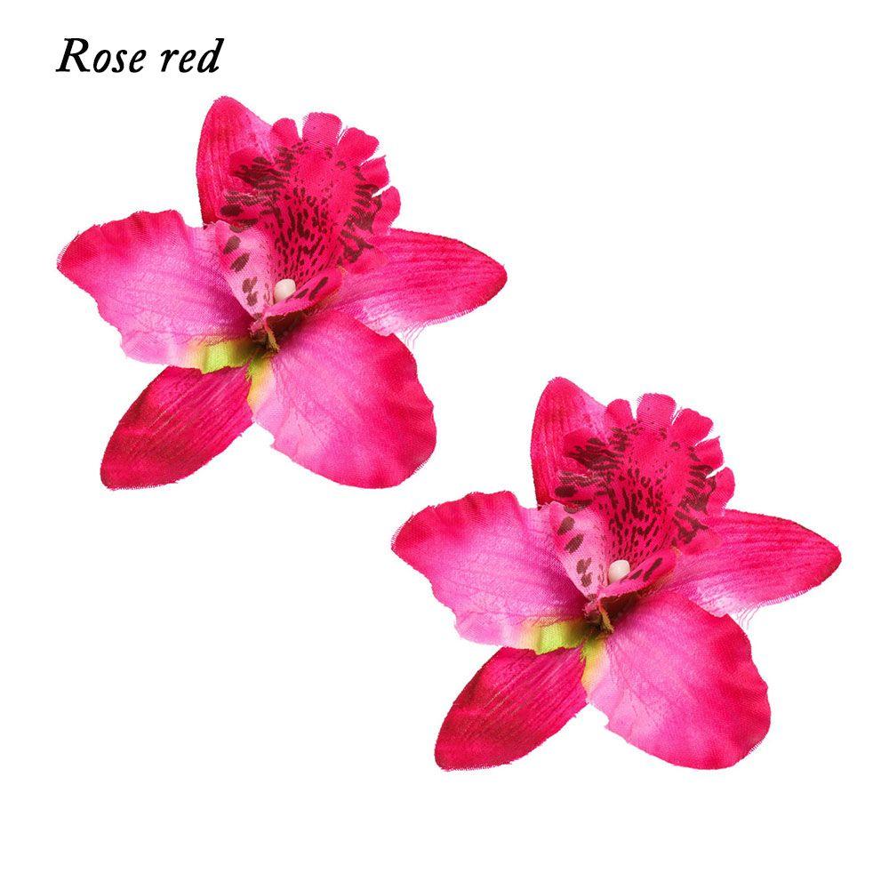 Аксессуары для волос Заколка для девочек Пляжные заколки для волос с цветком Свадебные шпильки Свадебные аксессуары Орхидея