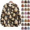 Halloween Sweatshirts For Women Knit Sweater Cute Shirt Fall Crewneck Pullover Tops