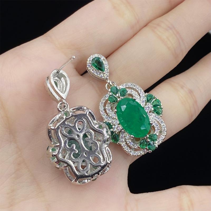 Sace Gems Классические кольца из медного сплава с цирконием, серьги, кулон, ожерелье, комплекты ювелирных изделий, подарки для свадебной вечеринки