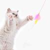 Starry Sky Cat Teaser Wand Kitty Interactive Toys Kitten Funny Feather Colorful Three Sections Rod Teaser Wand Pet Cat Supplies