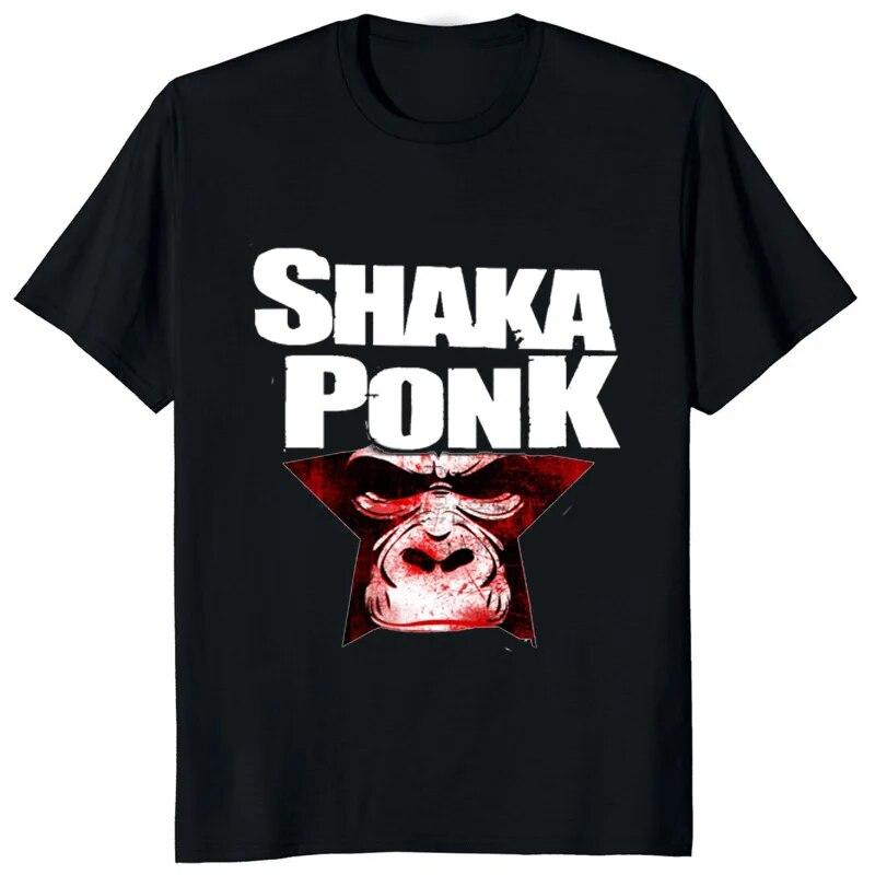 Shaka Ponk Fashion Harajuku Футболка унисекс Unisexga Monkey Graphic Y2k Женская одежда Уличная одежда Хипстер Свободная футболка Повседневные футболки