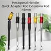 1/4 " Extension Rod Quick Change Holder Drive Guide Screw Drill Tip 145mm Hex Magnetic Ring Screwdriver Bits Drill Hand Tools