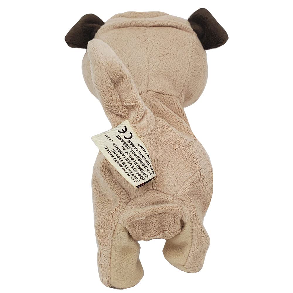 BESTEVER Plush Walking Sweet 49076 Battery-Operated Toy, Walking, Barking, Puppy, Pug,