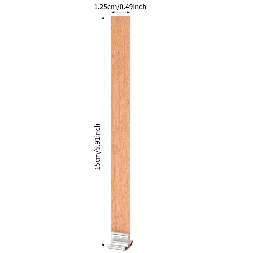 Деревянный фитиль для свечей своими руками, набор для изготовления парафиновых банок для свечей, бездымный фитиль для сжигания пчелиного воска, принадлежности для изготовления сердечников свечей