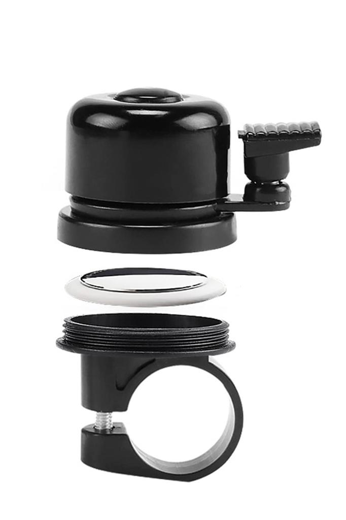 YINKE Bicycle Bell Waterproof Air Tag Bicycle Case Large Plastic Black Easy To Operate Loud and Clear Bicycle Bell for Air Tag Bicycle Accessories