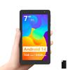 PRITOM Android 14 WiFi 64GB IPS Web Video Data Cover GPS Not Black 7-inch Wi-Fi Tablet, 6, ROM, Screen, E-Books, Manga, Browsing, Streaming, Browsing,