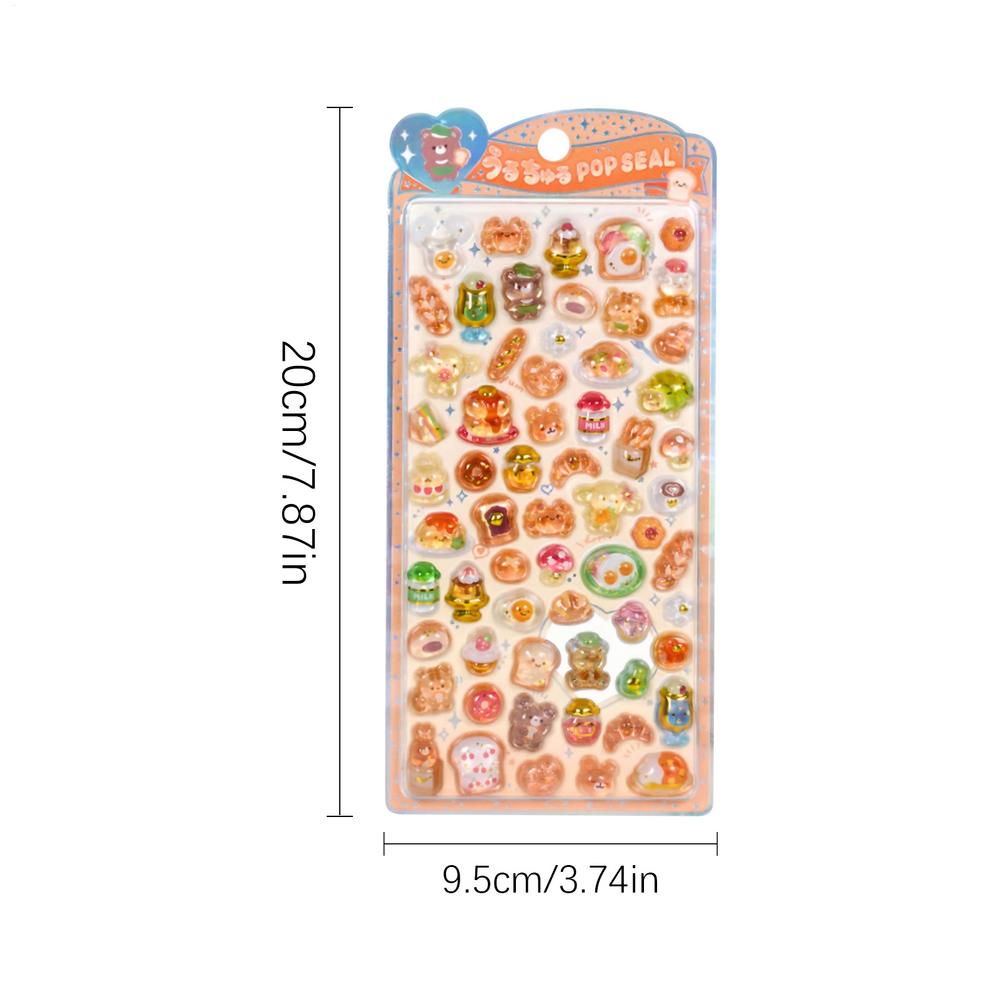 3D Стикеры Милые Смоляные Материалы для Скрапбукинга Фигурки Животных Наклейки Украшение для Телефона для Детей Девочек Малышей Скрапбук Телефон Журнал