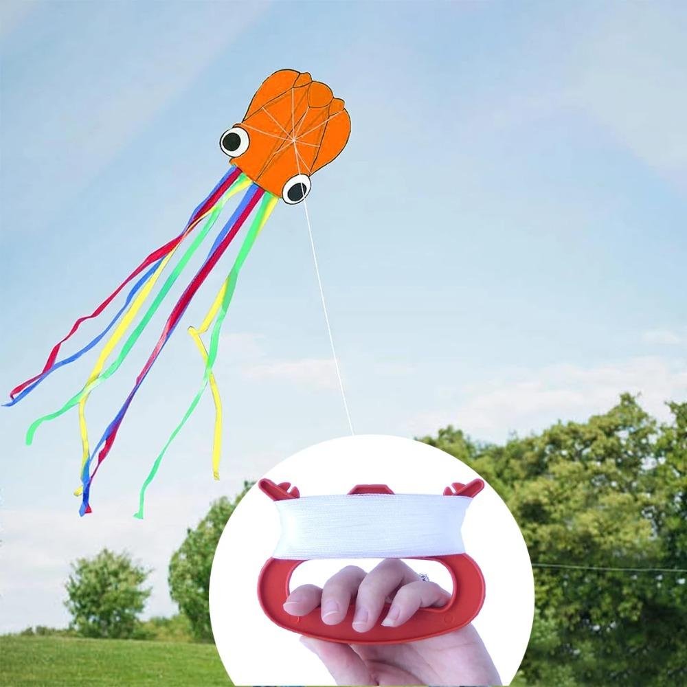 Orange 3D 3D Kite 4m Giant Soft Kite Factory Outlet Children Flying Kite  Family Interaction