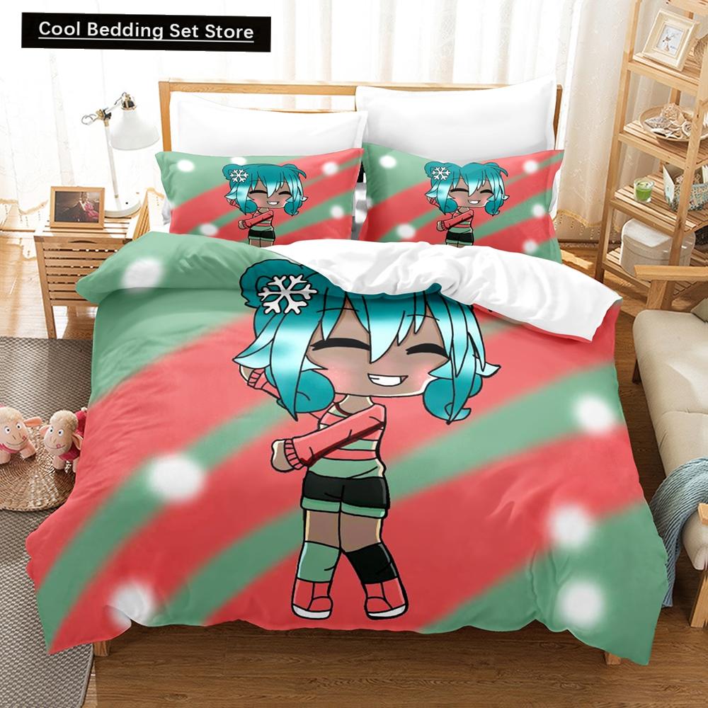 3D аниме Gacha Girl комплекты постельного белья пододеяльник с наволочкой Twin Full Queen King постельное белье постельное белье для домашнего текстиля