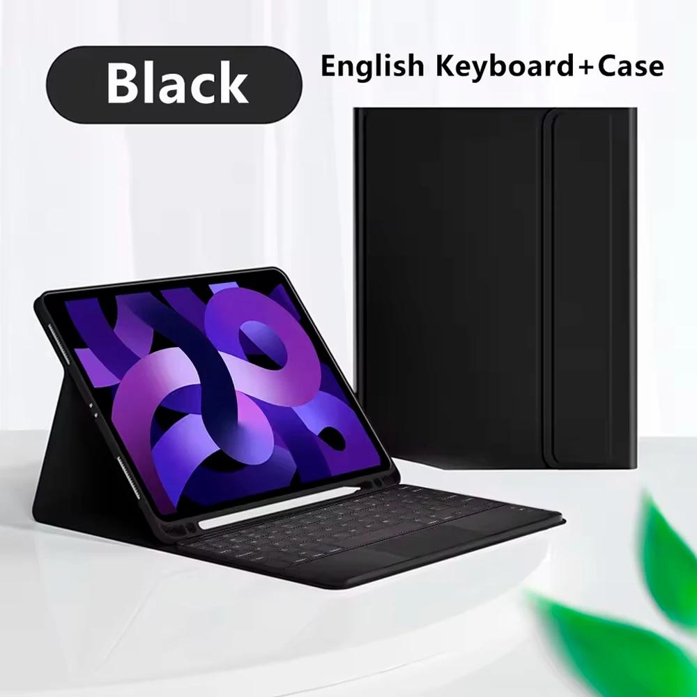 Чехол с Bluetooth-клавиатурой для iPad Pro 11 дюймов, iPad 9-го 10-го поколения 10.9, Air 5 4 10.2, Mini 6 Mini 7 Funda