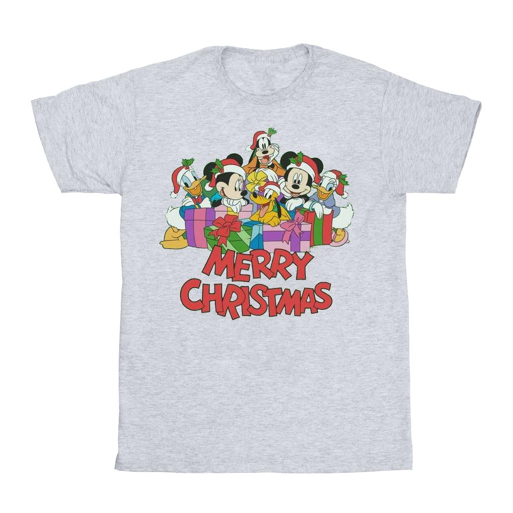 Disney Mens Mickey Mouse And Friends Christmas T-Shirt