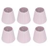 6pcs Chandelier Cloth Lampshade Wall Lamp Clip On Cover Shades Modern Simple Decoration for Home