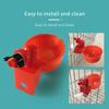 Chicken Drinking Cup Automatic Drinker Chicken Feeder Plastic Poultry Waterer Drinking Water Feeder for Chicks Duck Goose Quail