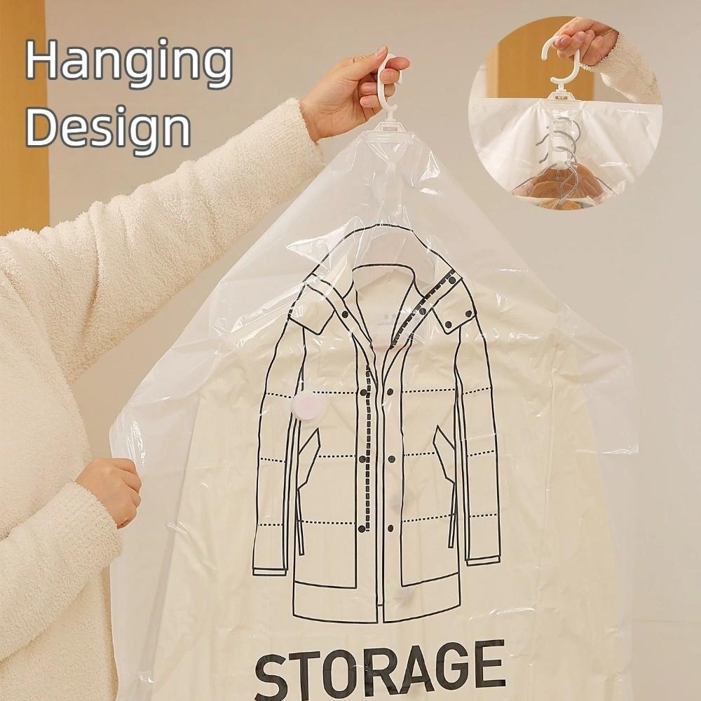 Large Size Clothes Organizer Clear Space Saving Bags New Vacuum Storage Bags  Bedroom Use